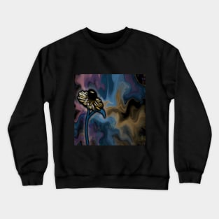 Black Daisy Crewneck Sweatshirt